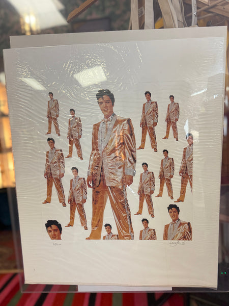 Elvis' Gold Records, Volume 2 Cover Art Print Artist Signed