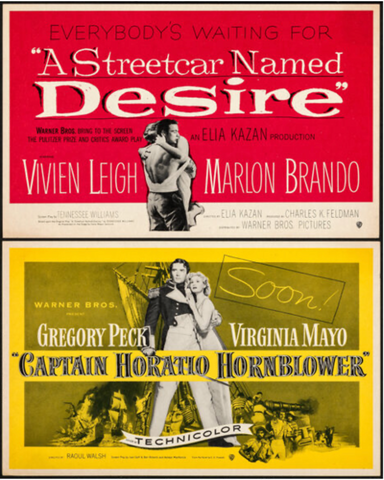 Original A Streetcar Named Desire & Other Lot (Warner Bros., 1951)