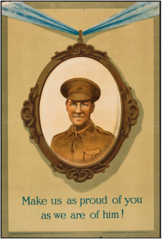 Original World War I Propaganda (Parliamentary Recruiting Committee, ca. 1910s)